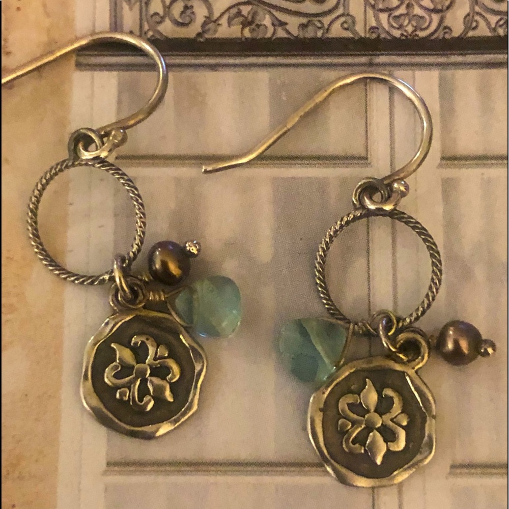 Silpada Sterling Silver “Charmed I’m Sure” Earrings.